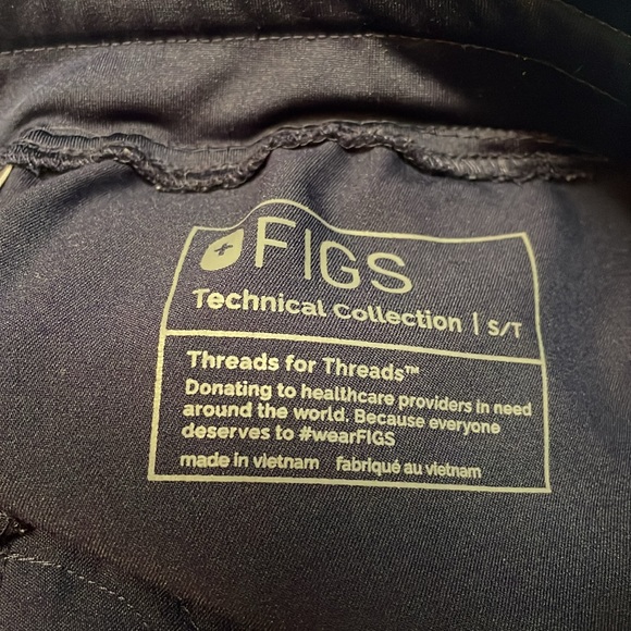 Figs Technical Collection Navy Joggers Size S/T. - Picture 5 of 10